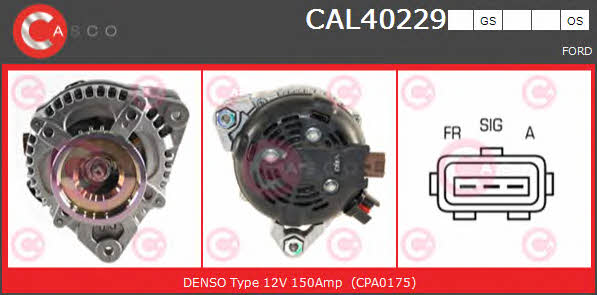 Casco CAL40229OS Alternator CAL40229OS: Dobra cena w Polsce na 2407.PL - Kup Teraz!