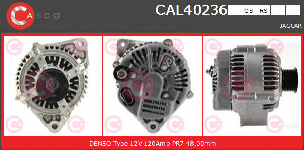 Casco CAL40236GS Alternator CAL40236GS: Buy near me in Poland at 2407.PL - Good price!
