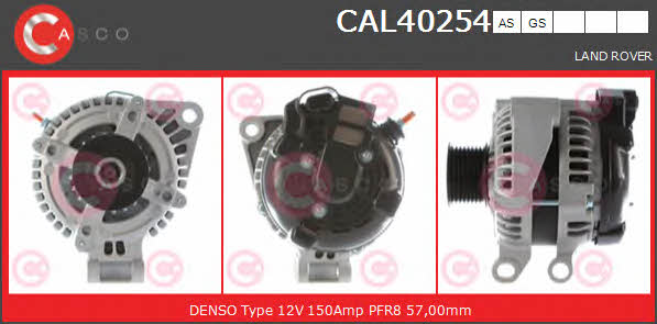 Casco CAL40254AS Alternator CAL40254AS: Buy near me in Poland at 2407.PL - Good price!