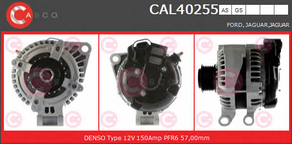 Casco CAL40255AS Alternator CAL40255AS: Buy near me in Poland at 2407.PL - Good price!