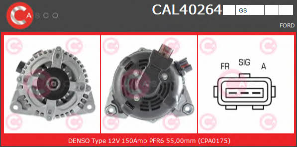 Casco CAL40264GS Alternator CAL40264GS: Buy near me in Poland at 2407.PL - Good price!