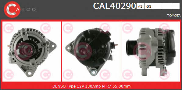 Casco CAL40290AS Alternator CAL40290AS: Dobra cena w Polsce na 2407.PL - Kup Teraz!