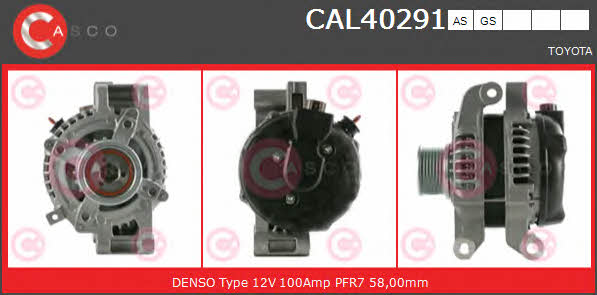 Casco CAL40291AS Alternator CAL40291AS: Dobra cena w Polsce na 2407.PL - Kup Teraz!