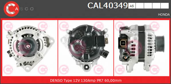 Casco CAL40349AS Alternator CAL40349AS: Dobra cena w Polsce na 2407.PL - Kup Teraz!