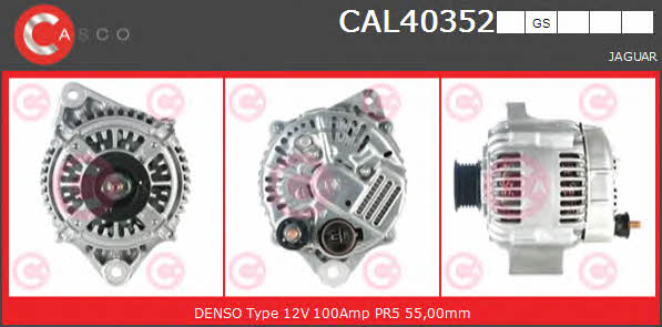 Casco CAL40352GS Alternator CAL40352GS: Buy near me at 2407.PL in Poland at an Affordable price!
