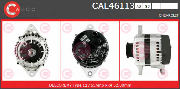 Casco CAL46113GS Alternator CAL46113GS: Dobra cena w Polsce na 2407.PL - Kup Teraz!
