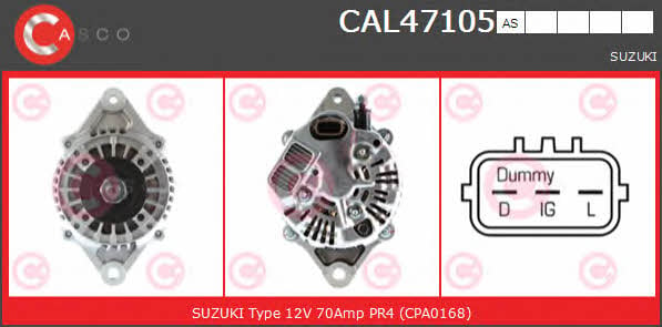 Casco CAL47105AS Generator CAL47105AS: Bestellen Sie in Polen zu einem guten Preis bei 2407.PL!