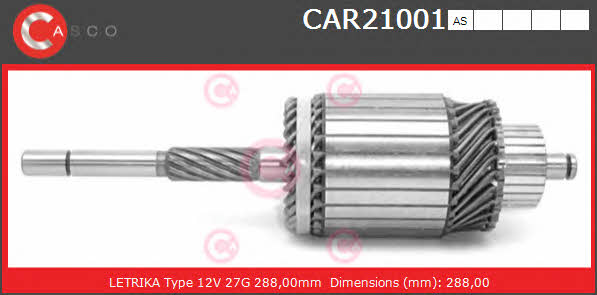 Casco CAR21001AS Armature, starter CAR21001AS: Buy near me in Poland at 2407.PL - Good price!