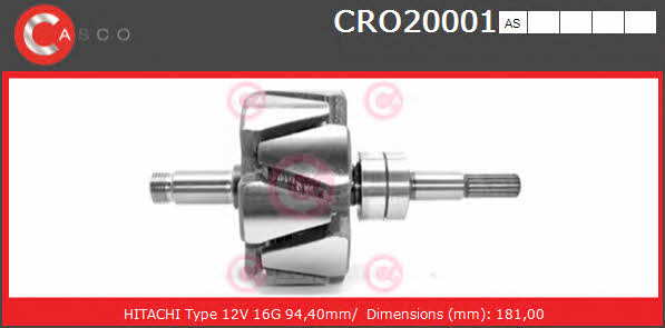 Casco CRO20001AS Läufer, generator CRO20001AS: Kaufen Sie zu einem guten Preis in Polen bei 2407.PL!