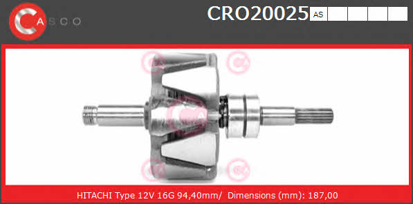 Casco CRO20025AS Läufer, generator CRO20025AS: Kaufen Sie zu einem guten Preis in Polen bei 2407.PL!