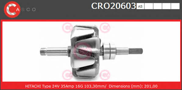 Casco CRO20603AS Läufer, generator CRO20603AS: Kaufen Sie zu einem guten Preis in Polen bei 2407.PL!