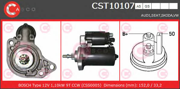 Casco CST10107AS Starter CST10107AS: Buy near me at 2407.PL in Poland at an Affordable price!