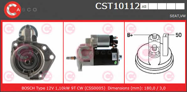 Casco CST10112AS Starter CST10112AS: Buy near me at 2407.PL in Poland at an Affordable price!