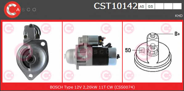 Casco CST10142AS Стартер CST10142AS: Отличная цена - Купить в Польше на 2407.PL!