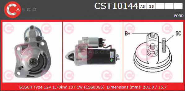 Casco CST10144GS Starter CST10144GS: Buy near me in Poland at 2407.PL - Good price!