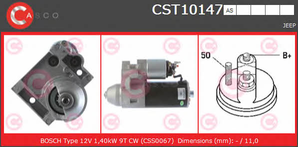Casco CST10147AS Стартер CST10147AS: Купить в Польше - Отличная цена на 2407.PL!