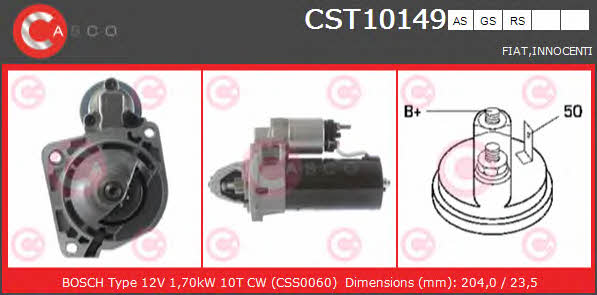 Casco CST10149AS Стартер CST10149AS: Купить в Польше - Отличная цена на 2407.PL!