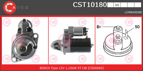 Casco CST10180GS Стартер CST10180GS: Отличная цена - Купить в Польше на 2407.PL!