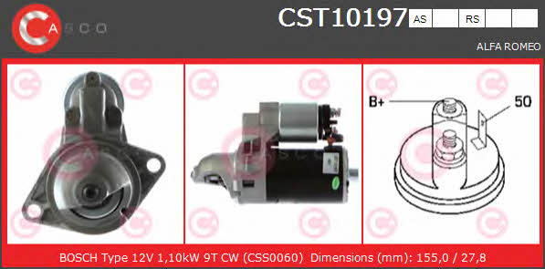 Casco CST10197RS Starter CST10197RS: Buy near me at 2407.PL in Poland at an Affordable price!