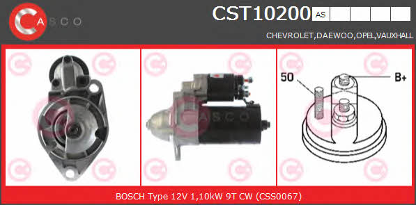 Casco CST10200AS Starter CST10200AS: Buy near me in Poland at 2407.PL - Good price!