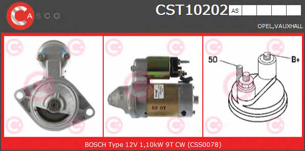 Casco CST10202AS Стартер CST10202AS: Купити у Польщі - Добра ціна на 2407.PL!