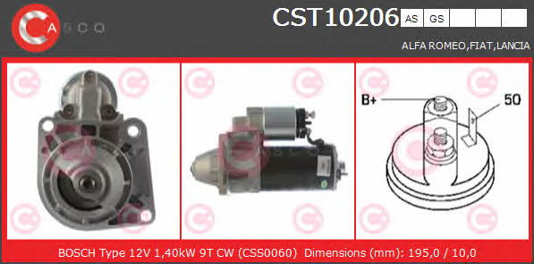 Casco CST10206GS Starter CST10206GS: Buy near me in Poland at 2407.PL - Good price!