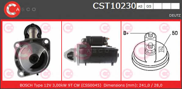 Casco CST10230GS Anlasser CST10230GS: Kaufen Sie zu einem guten Preis in Polen bei 2407.PL!