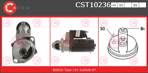 Casco CST10236AS Стартер CST10236AS: Отличная цена - Купить в Польше на 2407.PL!