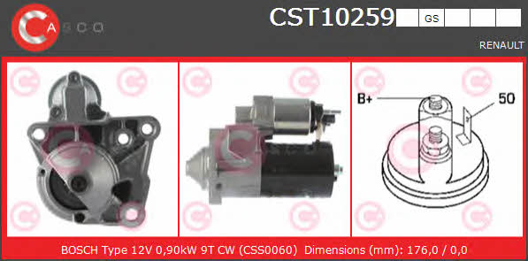 Casco CST10259GS Starter CST10259GS: Buy near me in Poland at 2407.PL - Good price!