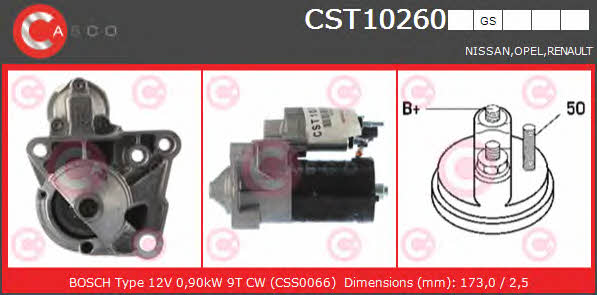Casco CST10260GS Starter CST10260GS: Buy near me in Poland at 2407.PL - Good price!
