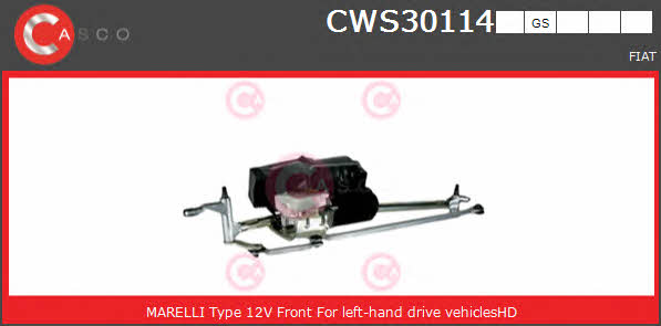 Casco CWS30114GS Window Wiper System CWS30114GS: Buy near me in Poland at 2407.PL - Good price!