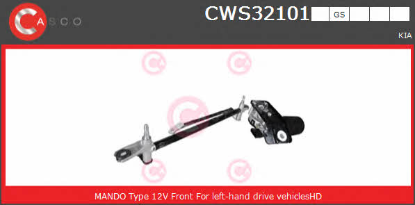 Casco CWS32101GS Window Wiper System CWS32101GS: Buy near me in Poland at 2407.PL - Good price!