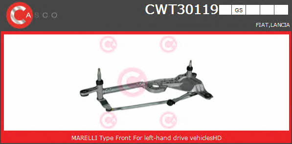 Casco CWT30119GS DRIVE ASSY-WINDSHIELD WIPER CWT30119GS: Buy near me in Poland at 2407.PL - Good price!