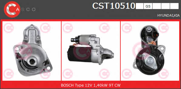 Casco CST10510GS Стартер CST10510GS: Отличная цена - Купить в Польше на 2407.PL!