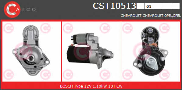 Casco CST10513GS Starter CST10513GS: Buy near me in Poland at 2407.PL - Good price!