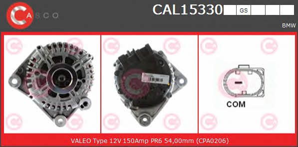 Casco CAL15330GS Alternator CAL15330GS: Buy near me in Poland at 2407.PL - Good price!