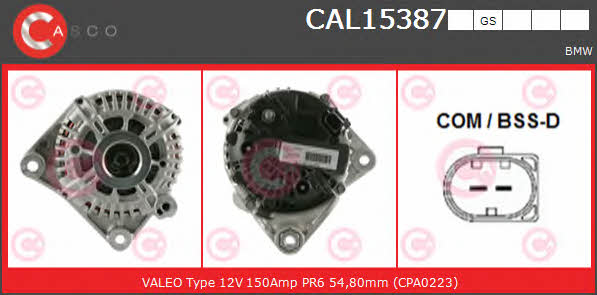 Casco CAL15387GS Alternator CAL15387GS: Dobra cena w Polsce na 2407.PL - Kup Teraz!