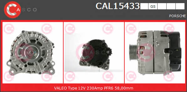 Casco CAL15433GS Alternator CAL15433GS: Dobra cena w Polsce na 2407.PL - Kup Teraz!