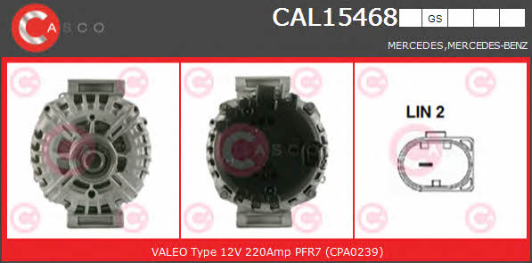 Casco CAL15468GS Генератор CAL15468GS: Отличная цена - Купить в Польше на 2407.PL!