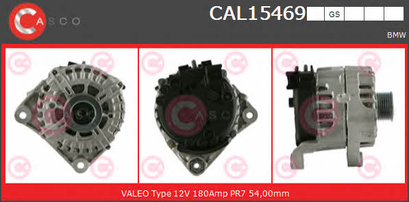Casco CAL15469GS Alternator CAL15469GS: Buy near me in Poland at 2407.PL - Good price!