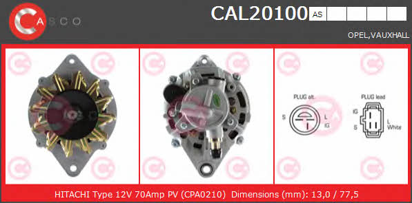 Casco CAL20100AS Generator CAL20100AS: Bestellen Sie in Polen zu einem guten Preis bei 2407.PL!