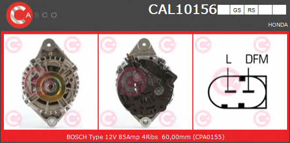 Casco CAL10156RS Alternator CAL10156RS: Buy near me in Poland at 2407.PL - Good price!