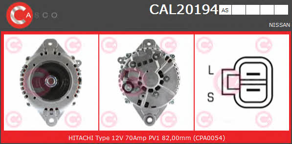 Casco CAL20194AS Generator CAL20194AS: Kaufen Sie zu einem guten Preis in Polen bei 2407.PL!