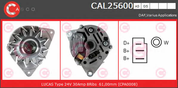 Casco CAL25600AS Генератор CAL25600AS: Отличная цена - Купить в Польше на 2407.PL!