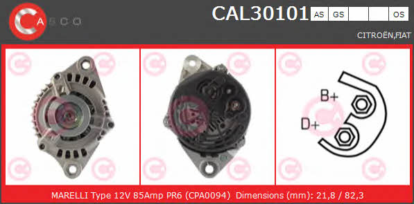 Casco CAL30101GS Alternator CAL30101GS: Dobra cena w Polsce na 2407.PL - Kup Teraz!