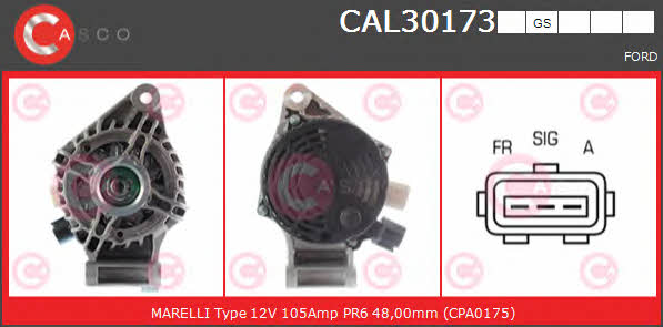 Casco CAL30173GS Alternator CAL30173GS: Buy near me in Poland at 2407.PL - Good price!