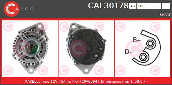Casco CAL30178AS Generator CAL30178AS: Kaufen Sie zu einem guten Preis in Polen bei 2407.PL!