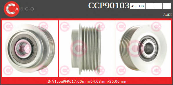 Casco CCP90103AS Belt pulley generator CCP90103AS: Buy near me in Poland at 2407.PL - Good price!