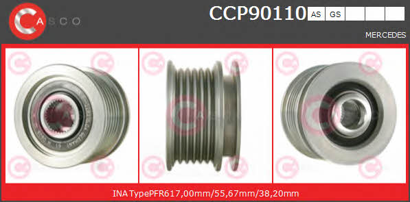 Casco CCP90110AS Belt pulley generator CCP90110AS: Buy near me at 2407.PL in Poland at an Affordable price!