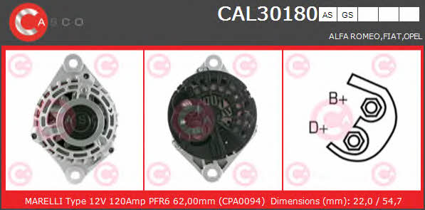 Casco CAL30180GS Generator CAL30180GS: Kaufen Sie zu einem guten Preis in Polen bei 2407.PL!